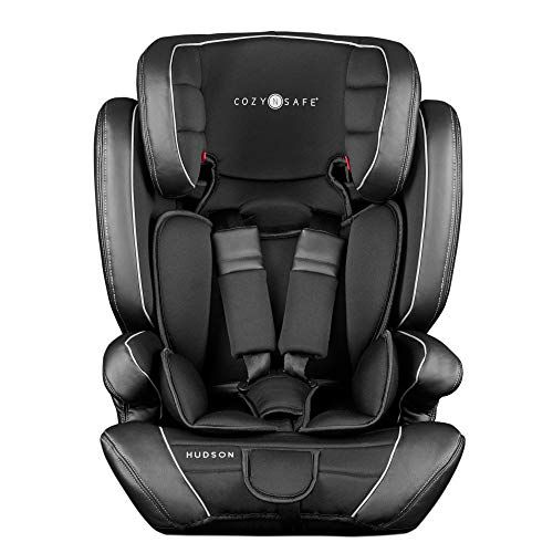 Cozy N Safe Hudson: (25KG Harness) Group 1/2/3 Child/Toddler Combination Multistage, ISOFix, Forward Facing Car Seat, 9-36KG 9 Months - 12 Years, Black