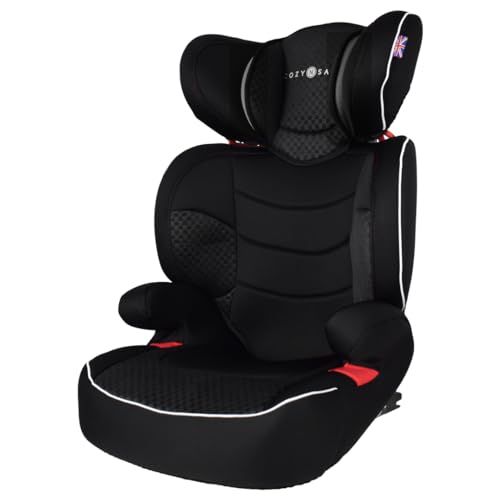 Expert Review Cozy N Safe Augusta EZFix 4 12 Years Old 15 36kg Group 2 3 Multistage Adjustable Headrest Isofix High Back Booster Adjustable Car Seat