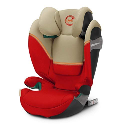 Cybex Gold Solution S i-Fix: Child's Car Seat, Tested Latest UN 129/03 Safety Standard, Group 2/3 (15-36 kg), From Approx. 3 to Approx. 12 years, Autumn Gold