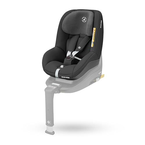 Maxi-Cosi Pearl: Rear Facing car Seat 6 Months to 4 Years, 9-18 kg, 67-105 cm, 4 recline positions, 5-point safety harness, Height adjustment, Authentic Black.