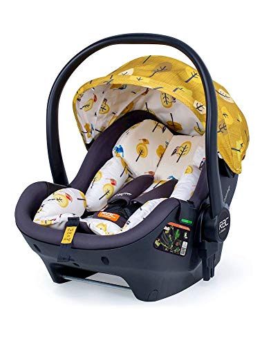 Cosatto RAC Port i-Size Baby Car Seat: 0-15 Months, Travel System Compatible, Rearward-Facing (Spot The Birdie)