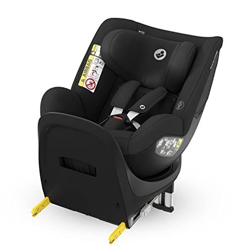 Maxi-Cosi Mica Eco i-Size: 360 Swivel Baby Car Seat, 3 Months to 4 Years, 61-105 cm, 0-18 kg, 360 Rotating ISOFIX Car Seat, Rearfacing, Group 0+1, G-Cell Side Impact Protection, Color Authentic Black.