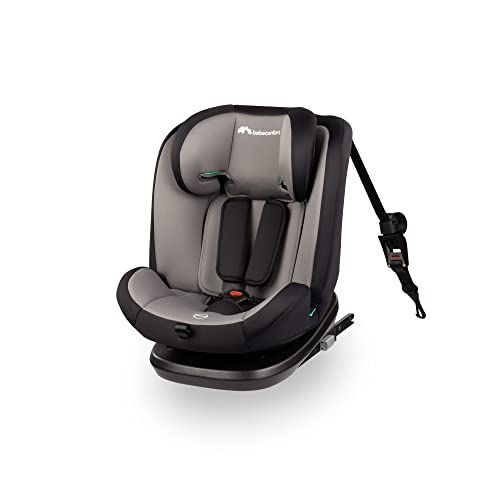 Bebeconfort EverFix i-Size R129 Car Seat: Car Seat Isofix Group 1 2 3, 9-36 kg, 76-150 cm, High Back Booster Seat, 4 Reclining Positions, Breathable Fabrics, Grey Mist