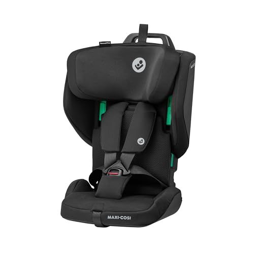 Maxi-Cosi Nomad Plus: Foldable Car Seat, 15 Months – 4 Years, 67–105cm, Portable Travel Car Seat, Ultra-Compact & Lightweight, Side Impact Protection, Fits any Car, Travel Bag, Authentic Black.